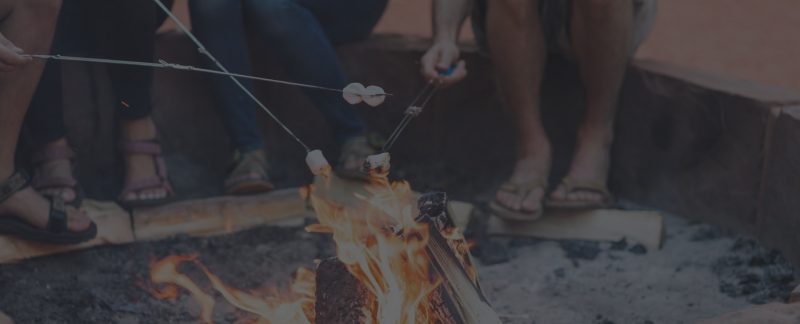 smores campfire